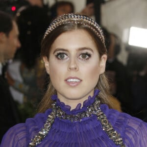 La princesse Beatrice d'York Met Gala (Met Ball, Costume Institute Benefit) 2018 célébrant l'ouverture de l'exposition Heavenly Bodies: Fashion and the Catholic Imagination, au Metropolitan Museum of Art à New York, le 7 mai 2018. © Charles Guerin / BestimageUSA 