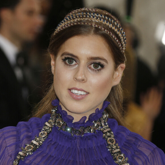 La princesse Beatrice d'York Met Gala (Met Ball, Costume Institute Benefit) 2018 célébrant l'ouverture de l'exposition Heavenly Bodies: Fashion and the Catholic Imagination, au Metropolitan Museum of Art à New York, le 7 mai 2018. © Charles Guerin / BestimageUSA 
