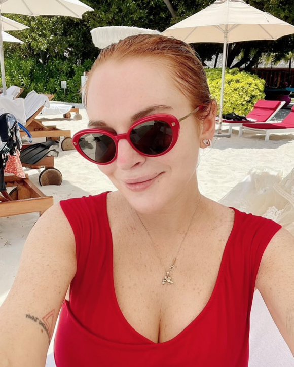 Lindsay Lohan en 2021.