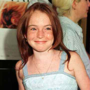 Lindsay Lohan en 1998.