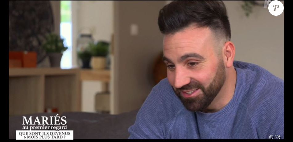 Laure et Matthieu lors du bilan final de "Mariés au premier regard 2021", le 17 mai, sur M6