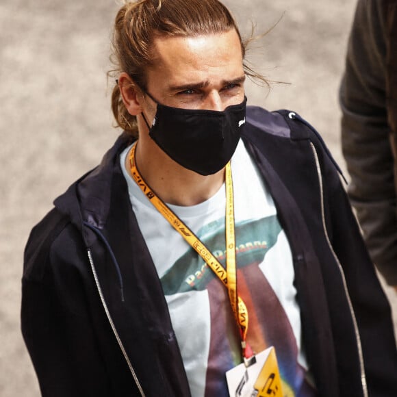 Antoine Griezmann au Grand Prix F1 d'Espagne à Barcelone, le 9 mai 2021. © DPPI / Panoramic / Bestimage