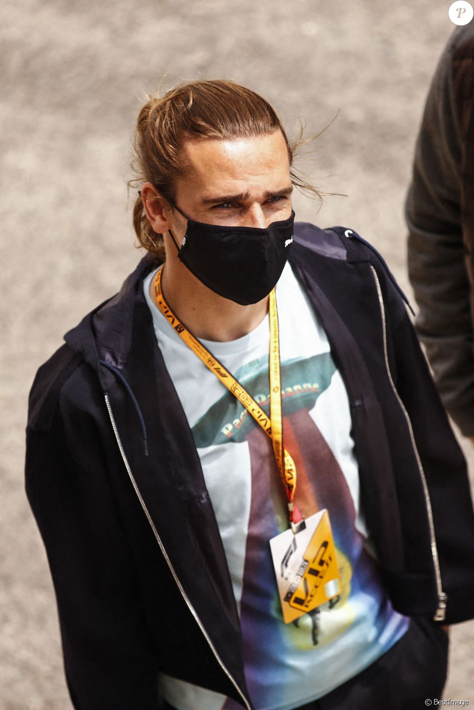 Antoine Griezmann au Grand Prix F1 d'Espagne à Barcelone, le 9 mai 2021. © DPPI / Panoramic / Bestimage
