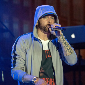 Eminem en concert lors du festival "Bonnaroo Music and Arts" à Manchester