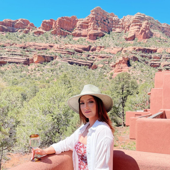 Hailie Jade, la fille d'Eminem, en vacances à Sedona, en Arizona. Mai 2021.