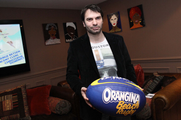 Archives - Christophe Dominici - Beach Rugby : Presentation de l Orangina Beach Rugby - 07.04.2011 - Christophe Dominici © Panoramic / Bestimage 