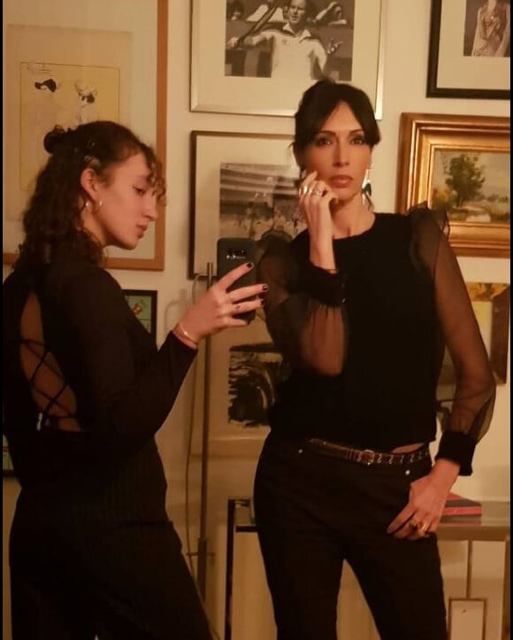 Géraldine Maillet avec sa fille, sur Instagram, décembre 2020