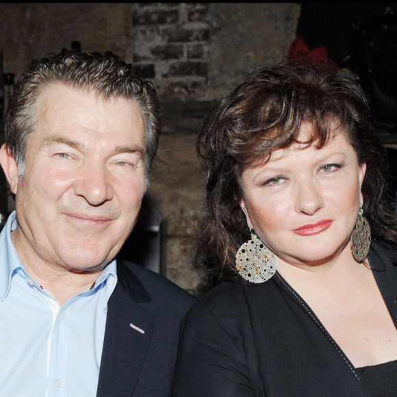 Martin Lamotte et Catherine Jacob à l'anniversaire de Françoise Menidrey au Réservoir à Paris