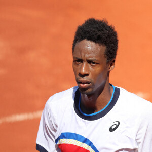 Gaël Monfils s'est imposé face à l'Espagnol Albert Ramos Viñolas au premier tour de Roland-Garros. Paris, le 1er juin 2021. © Dominique Jacovides / Bestimage