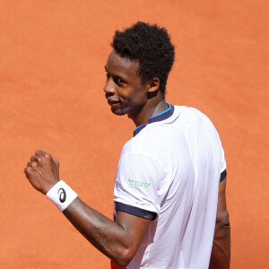 Gaël Monfils s'est imposé face à l'Espagnol Albert Ramos Viñolas au premier tour de Roland-Garros. Paris, le 1er juin 2021. © Dominique Jacovides / Bestimage