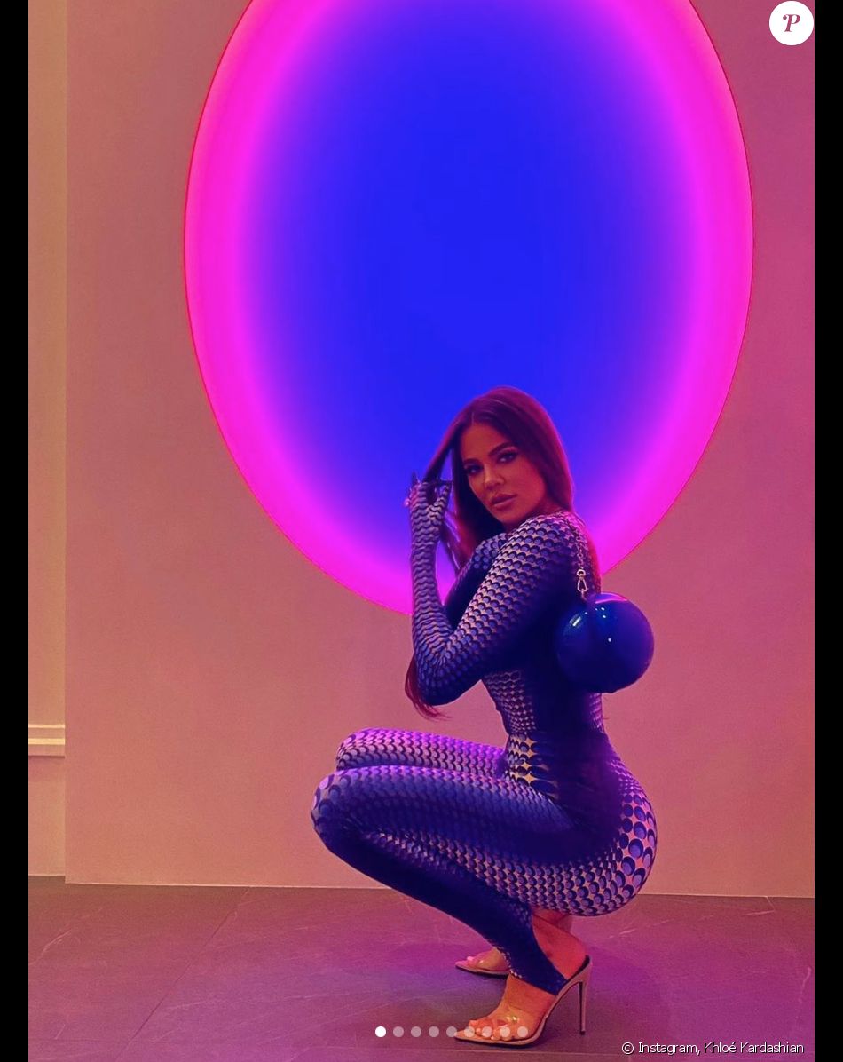 Khloé Kardashian en avril 2021.