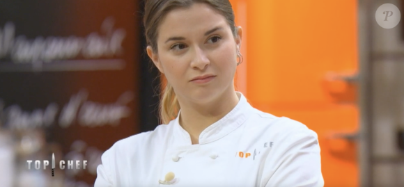 Sarah lors de la demi-finale de "Top Chef 2021", sur M6.