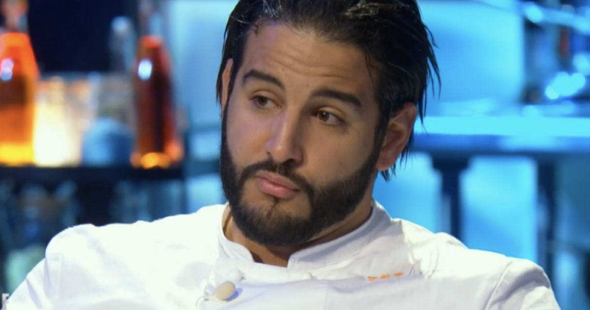 Mohamed lors de la demifinale de Top Chef 2021, sur M6. Purepeople