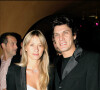 Marc Lavoine et son ex-femme Sarah lors de la sortie du disque de Dani, Chez Castel à Paris