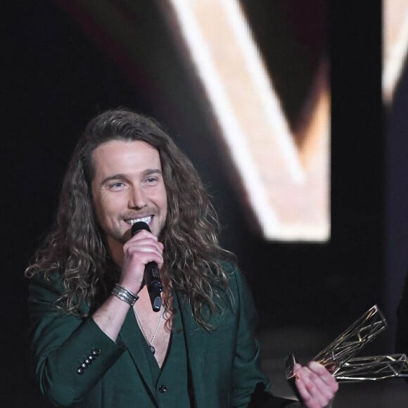 Julien Doré (Victoire de la musique, catégorie "création audiovisuelle", pour son clip "Nous") - 36ème édition des Victoires de la Musique à la Seine Musicale à Boulogne-Billancourt, France, le 12 février 2021. © Coadic Guirec/Bestimage  Celebs during the 36th edition of the Victoires de la Musique at the Seine Musicale in Boulogne-Billancourt, France, on February 12, 2021. 