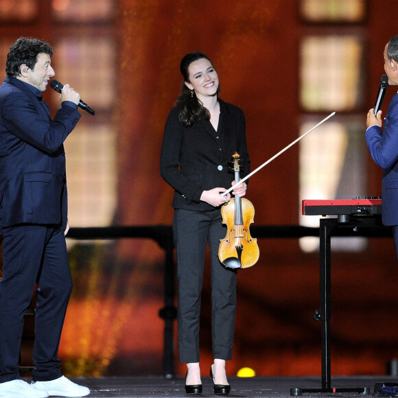 Exclusif - Patrick Bruel, Claire-Marie Bron et Nikos Aliagas - Enregistrement de l'émission "La chanson de l'année" au château de Chambord, qui sera diffusée le 5 juin 2021 sur TF1. © Gaffiot-Moreau / Bestimage