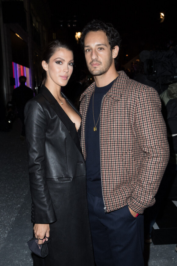 Exclusif - Iris Mittenaere, son compagnon Diego El Glaoui - Frontrow lors du défilé Etam Live Show à Paris le 29 septembre 2020. © Pool Agence Bestimage