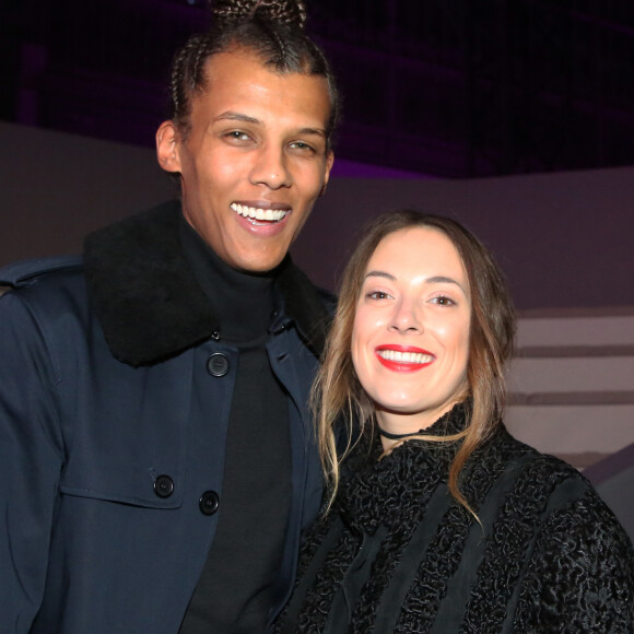 Stromae et sa femme Coralie Barbier au défilé "Victoria's Secret Paris 2016" au Grand Palais à Paris, le 30 novembre 2016. © Denis Guignebourg/Bestimage 