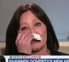 Shannen Doherty s'éffondre en larmes alors qu'elle annonce la rechute de son cancer du sein, stade 4, dans une interview de Good Morning America.