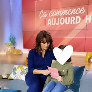 Faustine Bollaert et Abbie sur le plateau de "Ca commence aujourd'hui