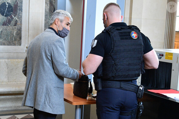 Exclusif - Farid Khider arrive au tribunal dans le cadre du procès de Arnaud Mimran, accusé de séquestration d'un financier suisse à Paris le 8 juin 2021.