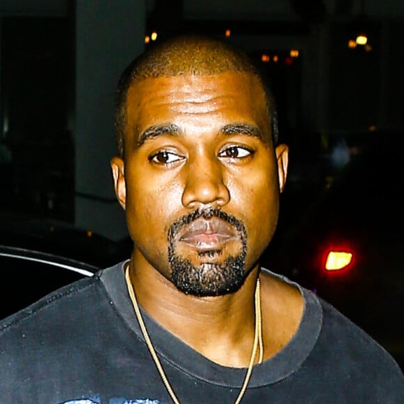 Kanye West à la sortie de son hôtel à Miami, le 15 septembre 2016.