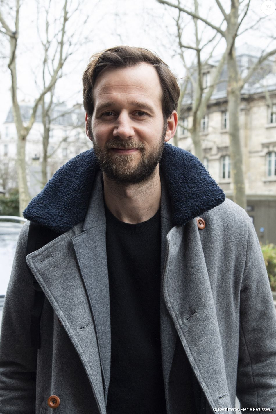 Benjamin Lavernhe - Arrivées au Trianon, à Paris, pour la captation "Autour des Nommés" à l'occasion de la 46e Cérémonie des César. © Pierre Perusseau / Bestimage