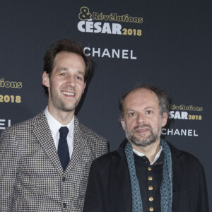 Benjamin Lavernhe et Denis Podalydès - Dîner des révélations des César 2018 au Petit Palais à Paris, le 15 janvier 2018. © Olivier Borde/Bestimage