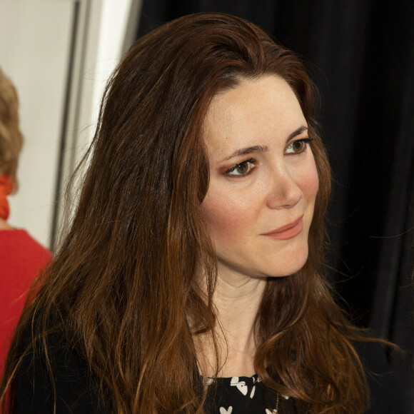 Exclusif - Sandra Lou - Exposition de Caroline Faindt à la Villa Violet sur 3 jours dont 2 reservés aux femmes, avec dégustation de thés, de préparation cullinaires par le chef F. Gagnaire, massages, Paris le 8 mars 2020. © Jack Tribeca/Bestimage