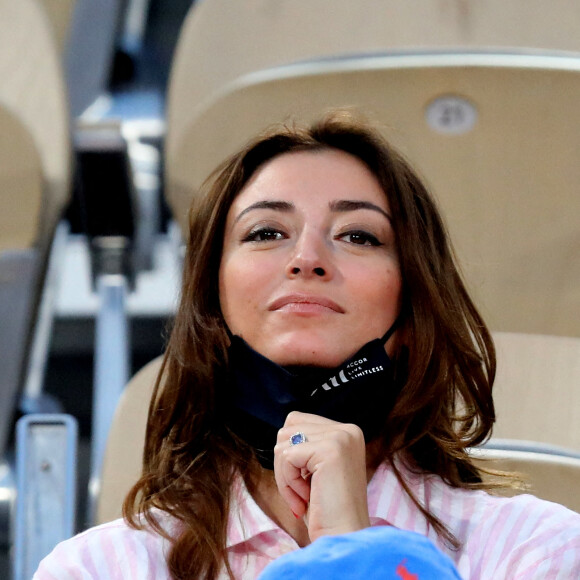 Rachel Legrain-Trapani - People dans les tribunes des Internationaux de France de Tennis de Roland Garros à Paris. Le 9 juin 2021 © Dominique Jacovides / Bestimage