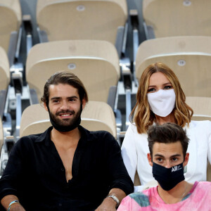 Renan Pacheco, Maëva Coucke - People dans les tribunes des Internationaux de France de Tennis de Roland Garros à Paris. Le 9 juin 2021 © Dominique Jacovides / Bestimage