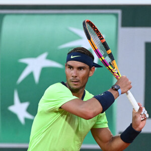 Rafael Nadal lors de la demi-finale des Internationaux de France de Roland Garros à Paris, le 11 juin 2021. © Chryslene Caillaud / Panoramic / Bestimage 