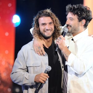 Exclusif -  Lucas Frérot et Jérémy Frérot - Enregistrement de l'émission "Duos Mystères" à la Seine Musicale à Paris, qui sera diffusée le 12 juin sur TF1. © Gaffiot-Moreau / Bestimage