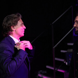 Exclusif -  Roberto Alagna et Kendji Girac - Backstage de l'enregistrement de l'émission "Duos Mystères" à la Seine Musicale à Paris, qui sera diffusée le 12 juin sur TF1 © Gaffiot-Moreau / Bestimage