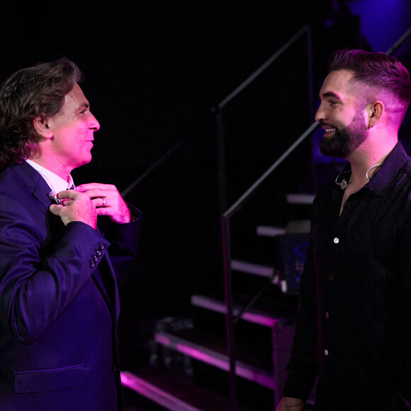 Exclusif -  Roberto Alagna et Kendji Girac - Backstage de l'enregistrement de l'émission "Duos Mystères" à la Seine Musicale à Paris, qui sera diffusée le 12 juin sur TF1 © Gaffiot-Moreau / Bestimage