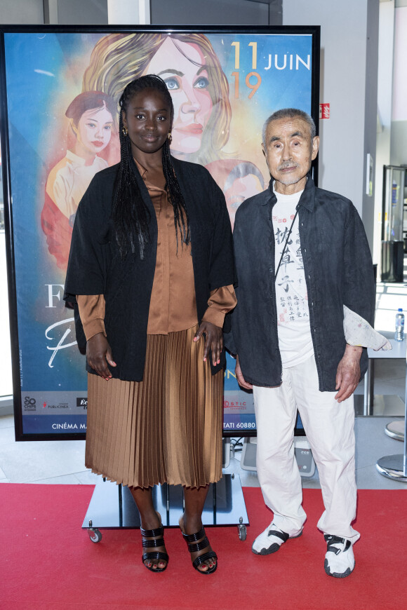 Aïssa Maïga et Yoshi Oida - 3e jour - Festival Plurielles au cinéma Le Majestic à Compiègne, le 13 juin 2021. © Pierre Perusseau/Bestimage