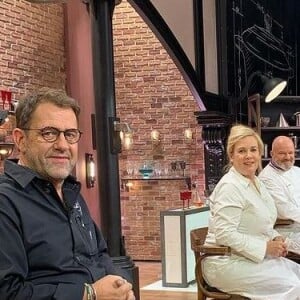 Michel Sarran lors du tournage de "Top Chef 2021", octobre 2020