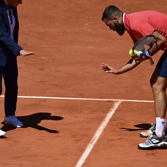 Benoit Paire (Fra) lors du 1er tour simples Messieurs des Internationaux de France à Roland Garros, à Paris, France, le 31 mai 2021. © Jean-Baptiste Autissier/Panoramic/Bestimage