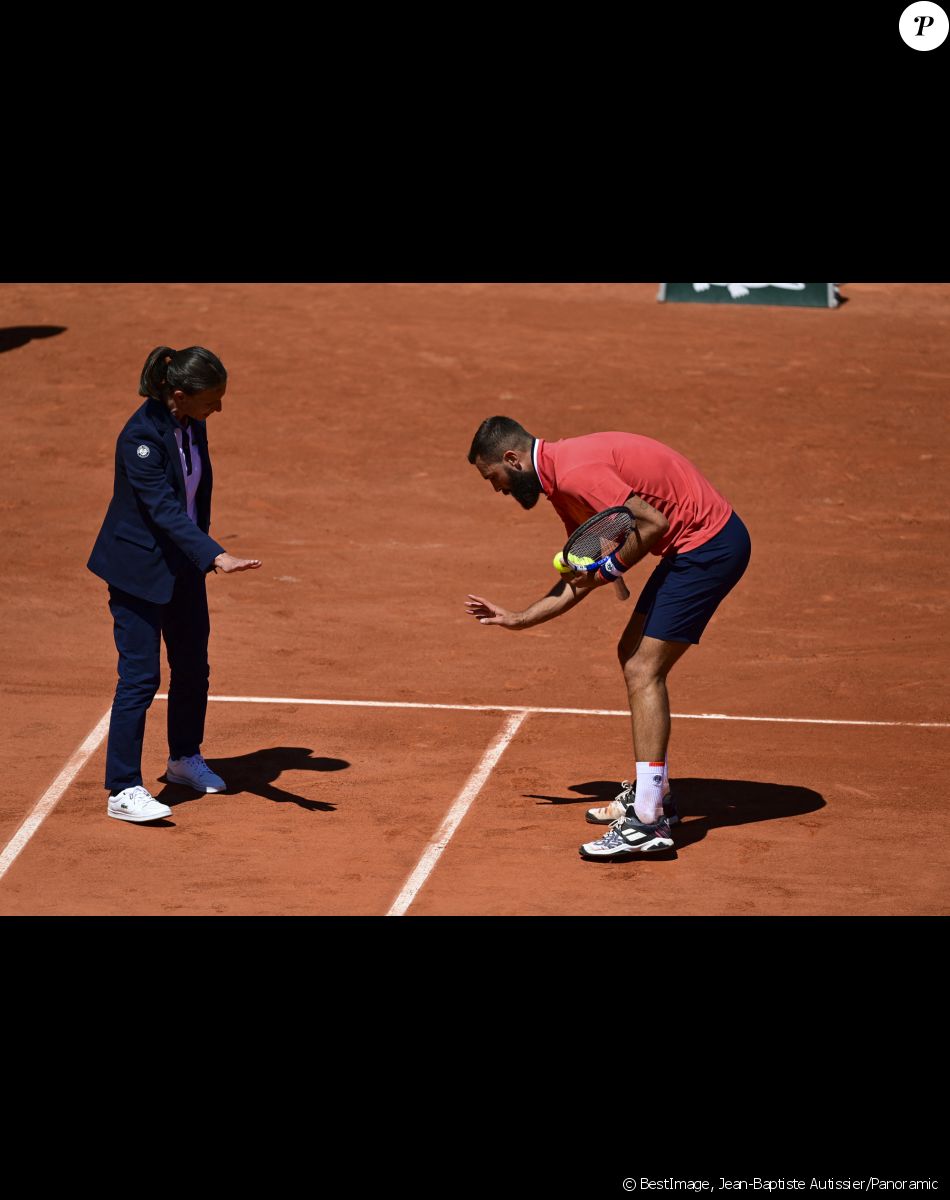 Benoit Paire (Fra) lors du 1er tour simples Messieurs des Internationaux de France à Roland Garros, à Paris, France, le 31 mai 2021. © Jean-Baptiste Autissier/Panoramic/Bestimage