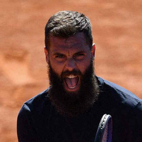 Le français Benoît Paire s'offre le géorgien N.Basilashvili, 6-4, 7-5, au premier tour du Masters 1000 de Madrid, Espagne, le 4 mai 2021. © Antoine Couvercelle/Panoramic/Bestimage