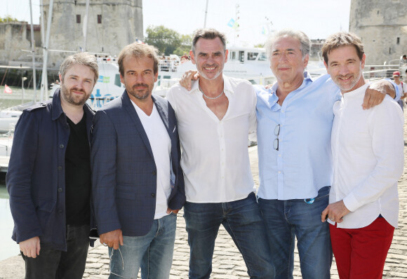 Thibaut Vaneck, Stephane Henon, Jerome Bertin, Alexandre Fabre and David Marchal - Photocall de la série "Plus belle la vie" lors de la 21ème édition du Festival de la Fiction TV de la Rochelle. Le 14 septembre 2019 © Patrick Bernard / Bestimage