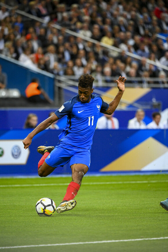 Kingsley Coman lors du match pour les éliminatoires de la Coupe du Monde 2018 "France - Pays-Bas (4-0)" au Stade de France, le 31 août 2017. © Pierre Perusseau/Bestimage 