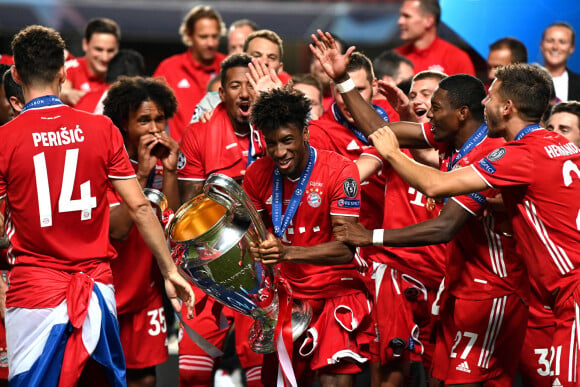 Le Bayern de Munich remporte la finale de la ligue des Champions UEFA 2020 à Lisbonne en gagnant 1-0 face au PSG (Paris Saint-Germain) le 23 Août 2020 © Pool UEFA via Bestimage