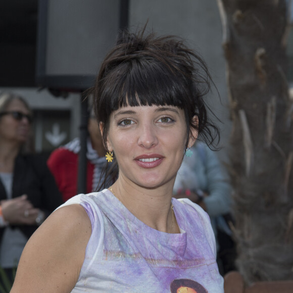 Erika Moulet lors de l'opération "Tous en Fauteuils" pendant les Internationaux de Tennis de Roland Garros à Paris, le 7 juin 2017. © Pierre Perusseau/Bestimage