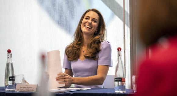 Catherine (Kate) Middleton, duchesse de Cambridge, lors du lancement du Royal Foundation Centre for Early Childhood au London School of Economics de Londres, Royaume Uni, le 18 juin 2021.