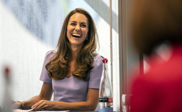 Catherine (Kate) Middleton, duchesse de Cambridge, lors du lancement du Royal Foundation Centre for Early Childhood au London School of Economics de Londres, Royaume Uni, le 18 juin 2021.