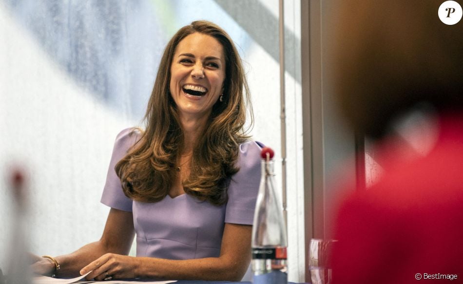 Catherine (Kate) Middleton, duchesse de Cambridge, lors du lancement du Royal Foundation Centre for Early Childhood au London School of Economics de Londres, Royaume Uni, le 18 juin 2021.