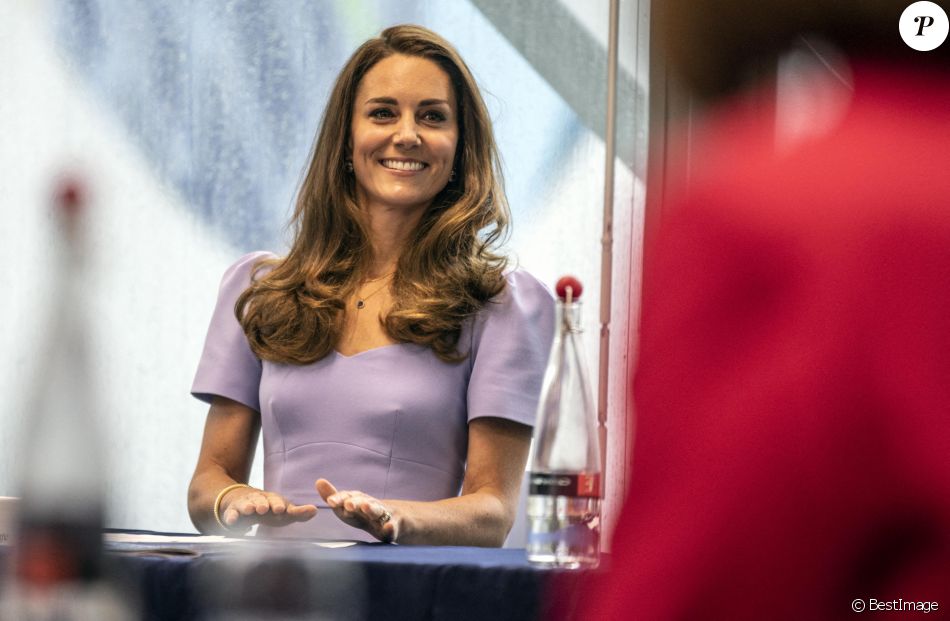 Catherine (Kate) Middleton, duchesse de Cambridge, lors du lancement du Royal Foundation Centre for Early Childhood au London School of Economics de Londres, Royaume Uni, le 18 juin 2021.
