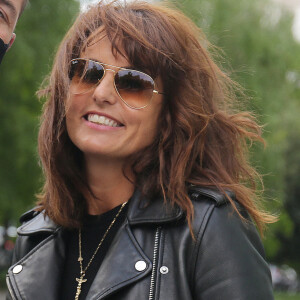 Exclusif - Faustine Bollaert quitte les studios Radio France à Paris. Le 3 mai 2021