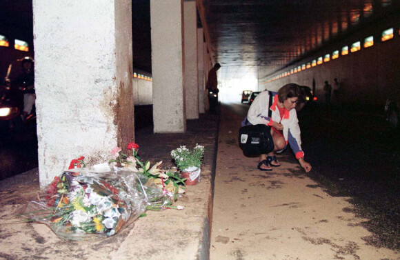 Hommage à Lady Diana - Tunnel de l'Alma à Paris, le 31 août 1997